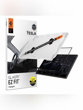 Spigen TESLA Clear EZ Fit Screen Protector - Transparent
